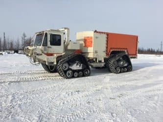 TNG Group forges ahead with INOVA’s specially equipped Commander TRT vibroseis vehicles in the Russian Arctic